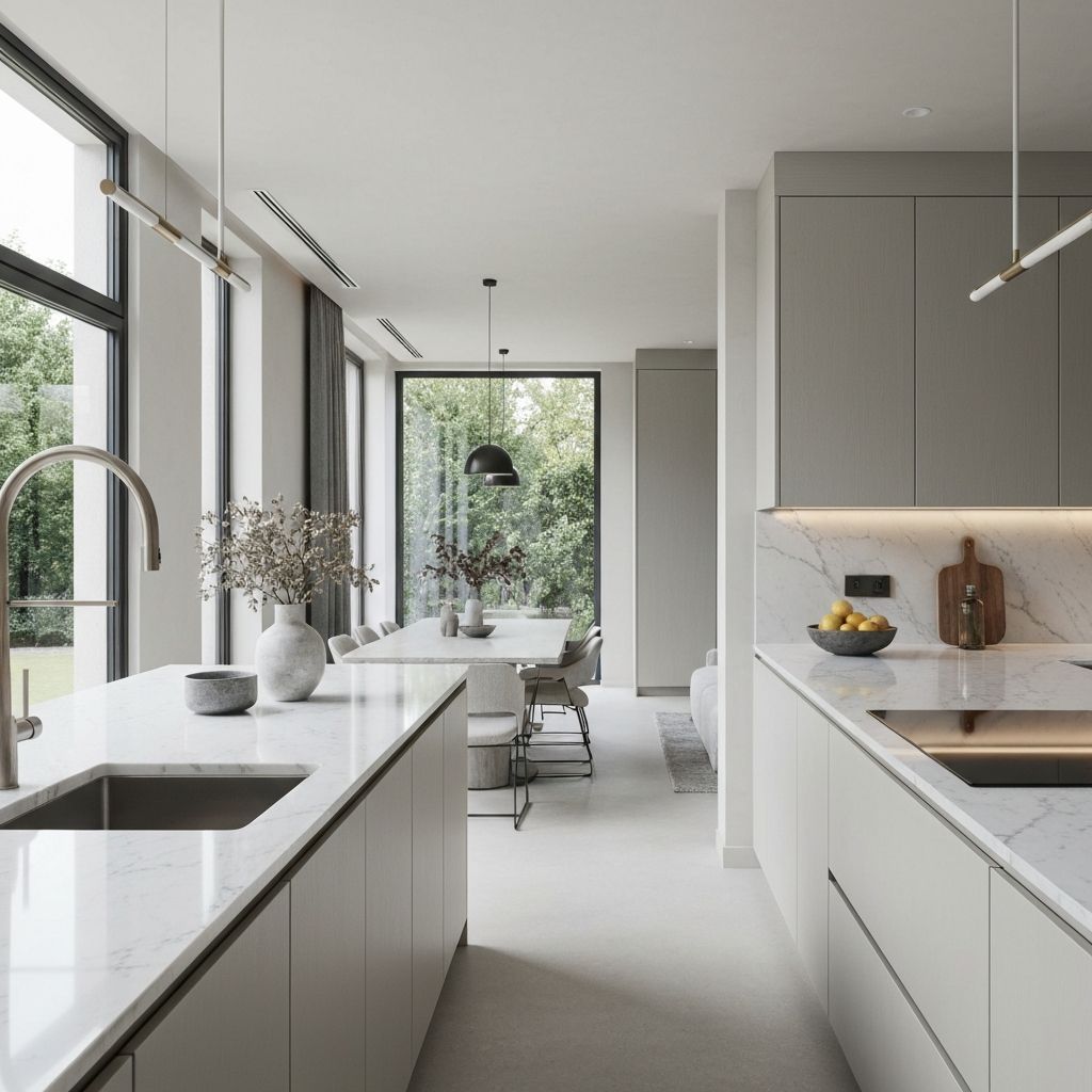 Luxurious modern interior space